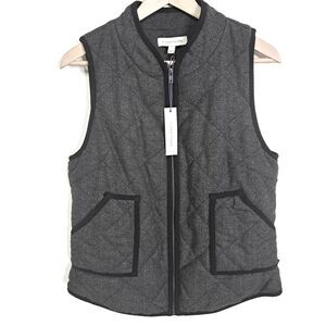 41 Hawthorn Vest Womens Medium Grey Quilted Full Zip Pockets Outdoors NWT